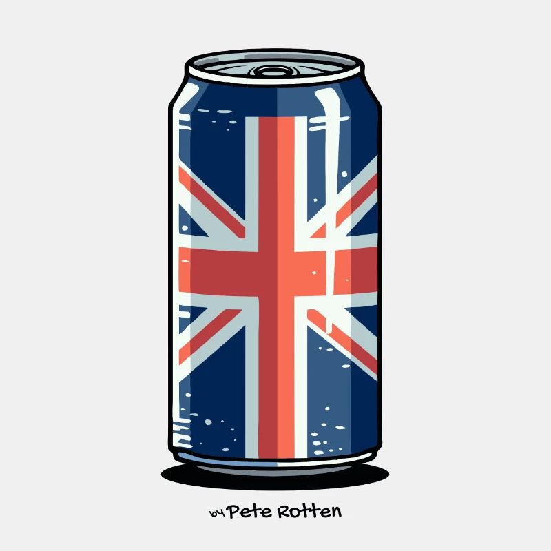 Boîte de Barry avec drapeau britannique