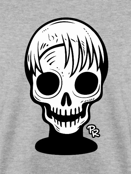 Unheimliches Totenkopf Mädchen