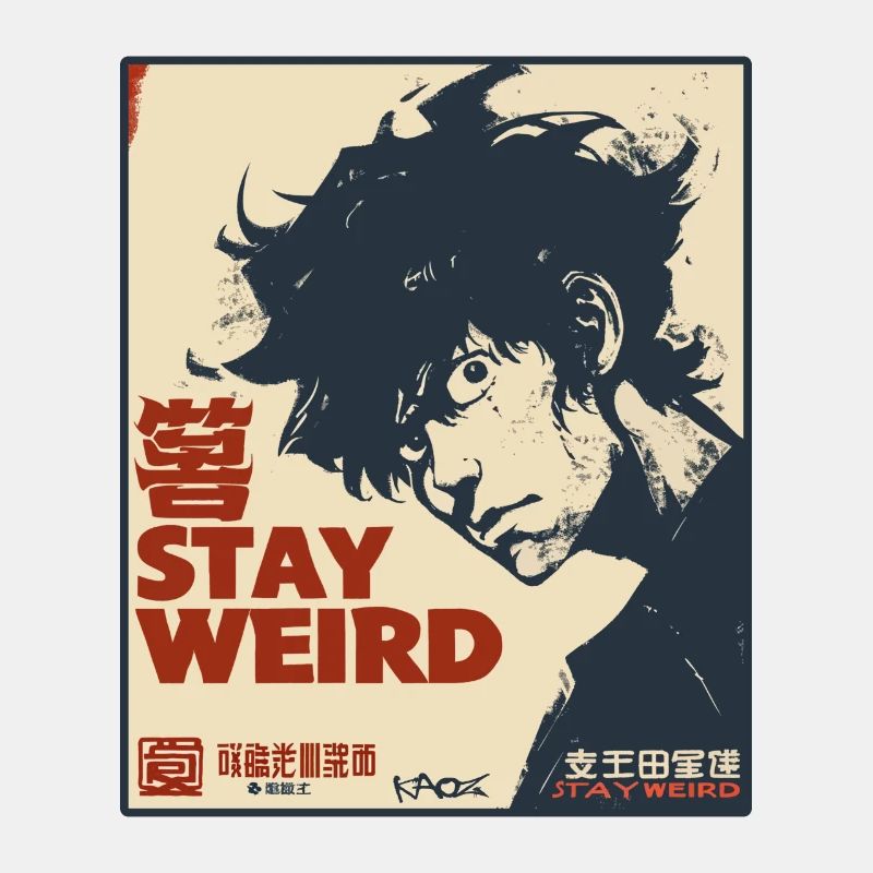 Bleib seltsam, junger Asiate Manga Anime