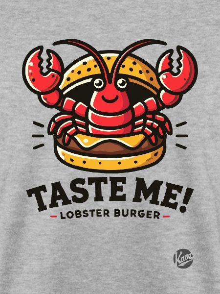 Probier den lustigen Hummer-Burger