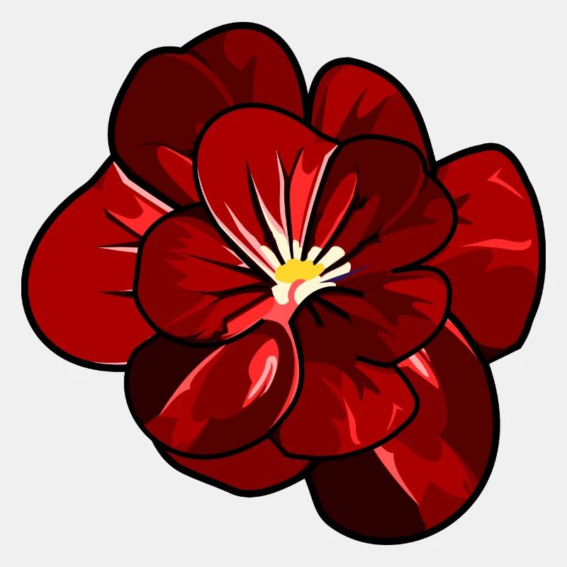 Beautiful red bloom