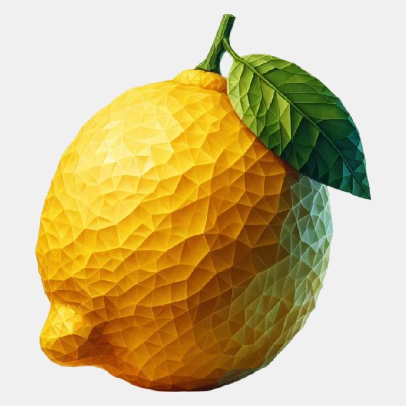 Zitrone Polygon
