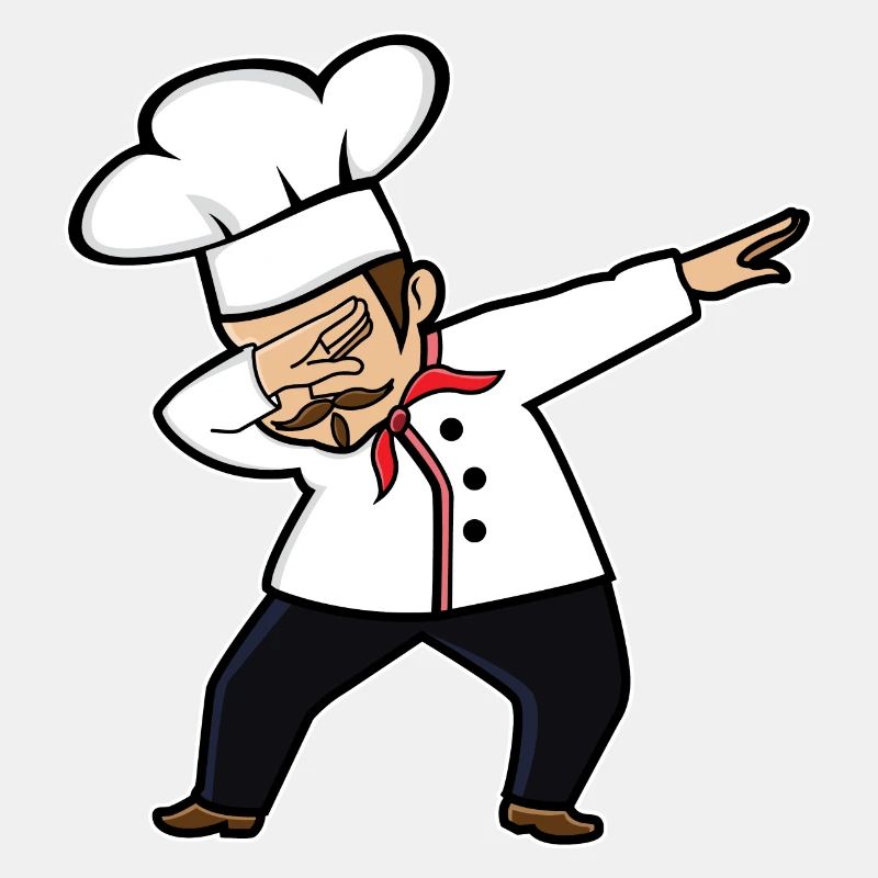 Funny Cute Dabbing Chef Gift Idea