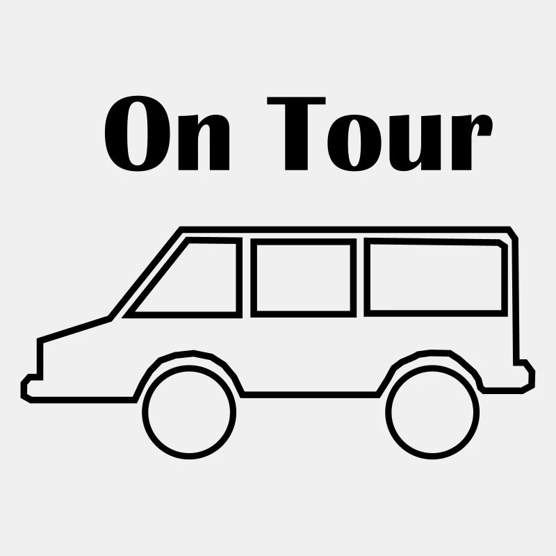 On Tour mit Auto