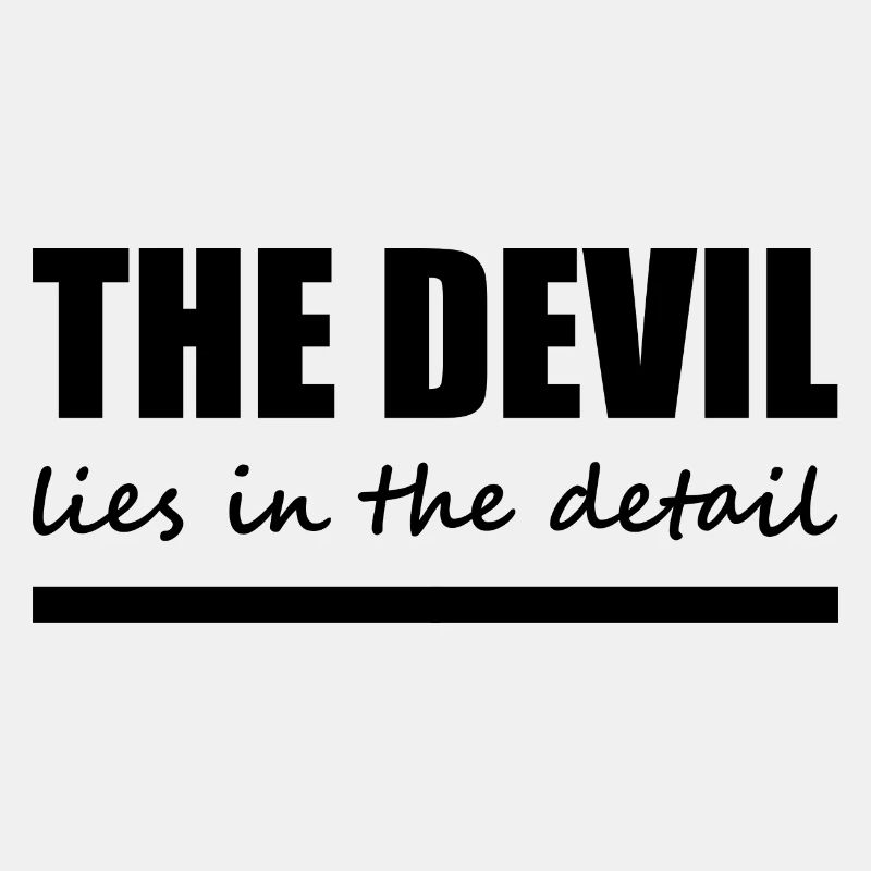 Devil - Denglisch - Spruch - lustig
