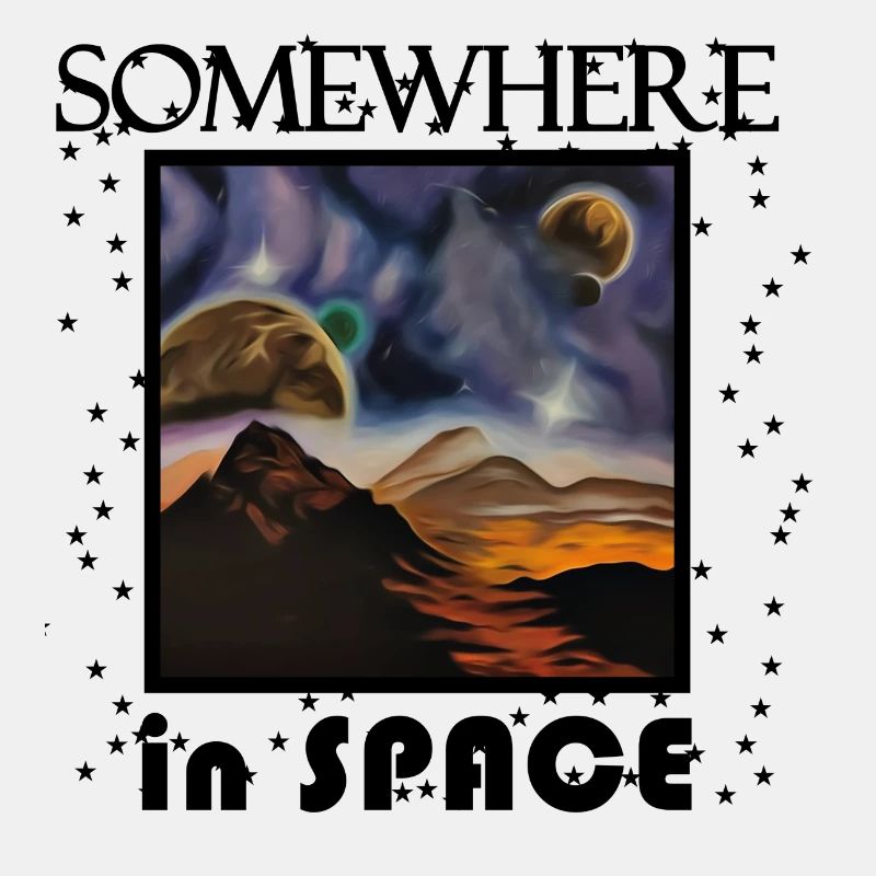 Somewhere in space a mysterious planet