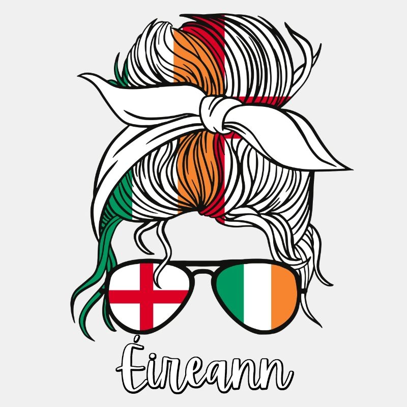 Éireann Halb Englisch, Halb Irisches Mädchen Irland