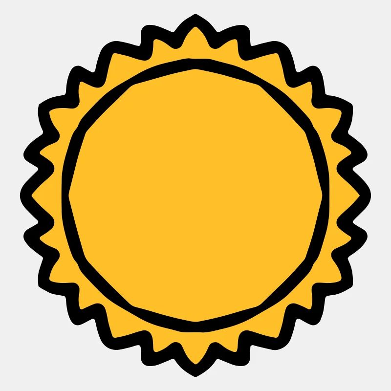Thick big sun