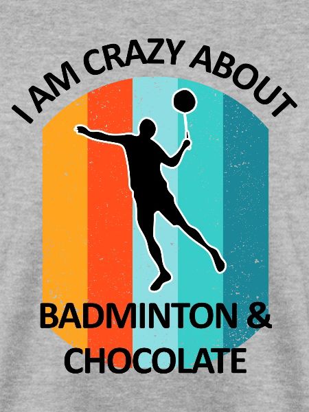 Badminton Federball Badmintonspieler Schokolade