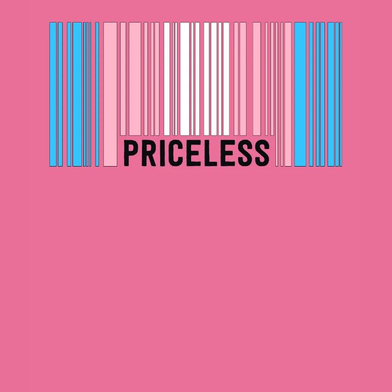 Inestimable Trans Pride Code-barres Transgenre subtil