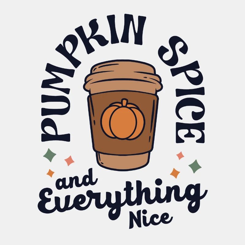Pumpkin Spice And Everything Nice Retro Fall
