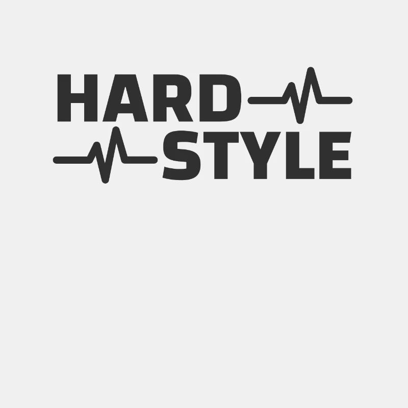 Hardstyle Merchandise Logo Waveform Geschenk