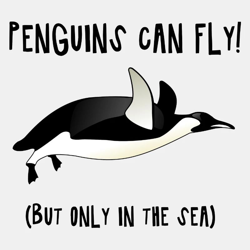 Les pingouins peuvent voler (mais seulement dans la mer) - fun4m3