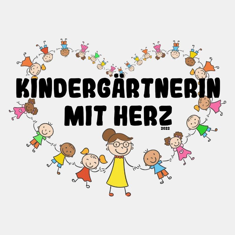 Kindergärtnerin mit Herz