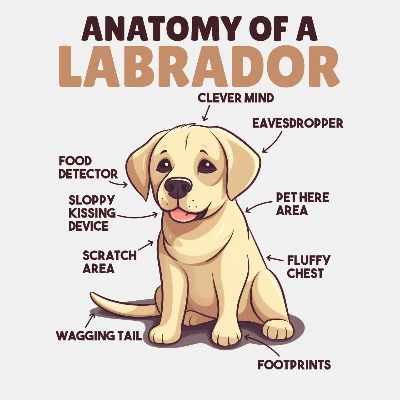 Explication du chien Anatomie d’un Labrador