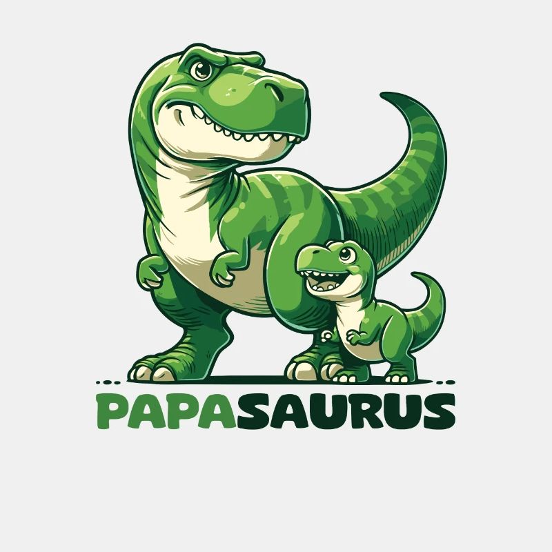Papasaurus Vatertag bester Papa T-Rex Dinosaurier