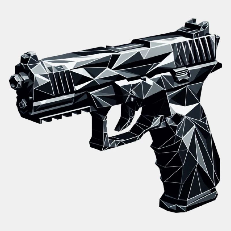 Pistole / Waffe Polygon