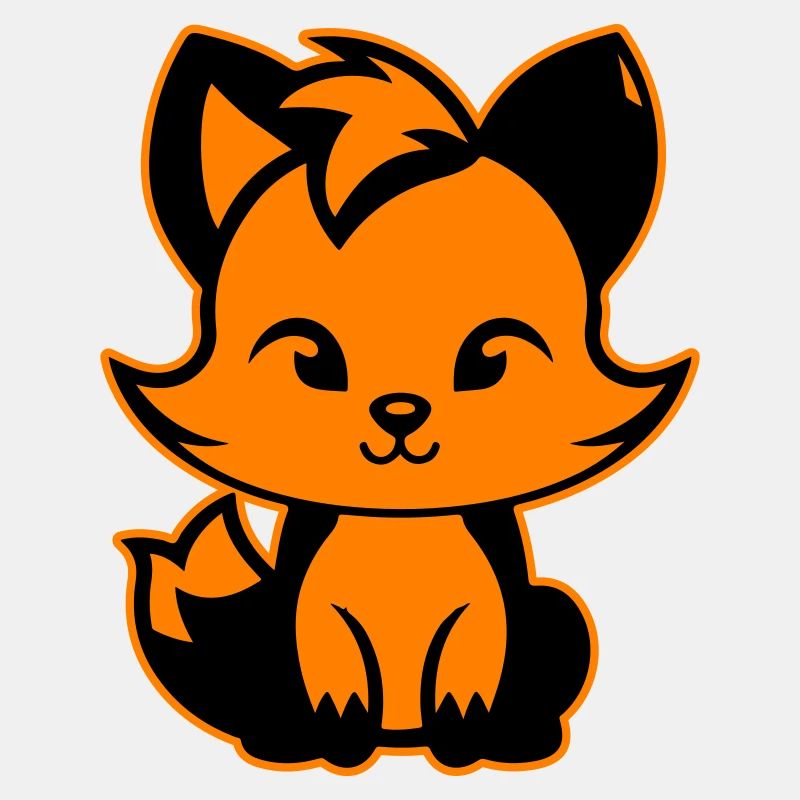 Renard mignon mignon bébé