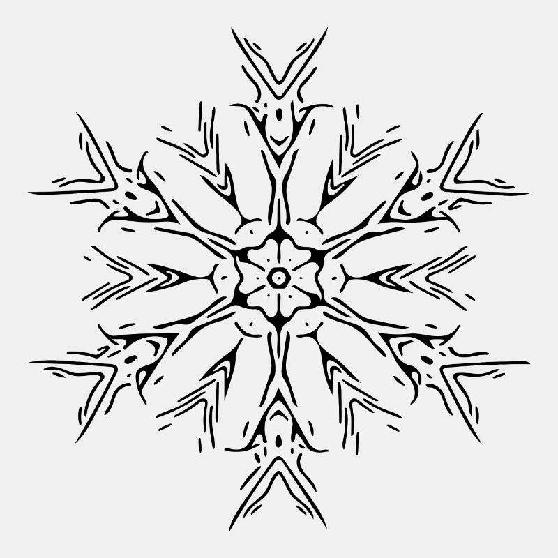 Mandala Lines Abstract Shape Pattern