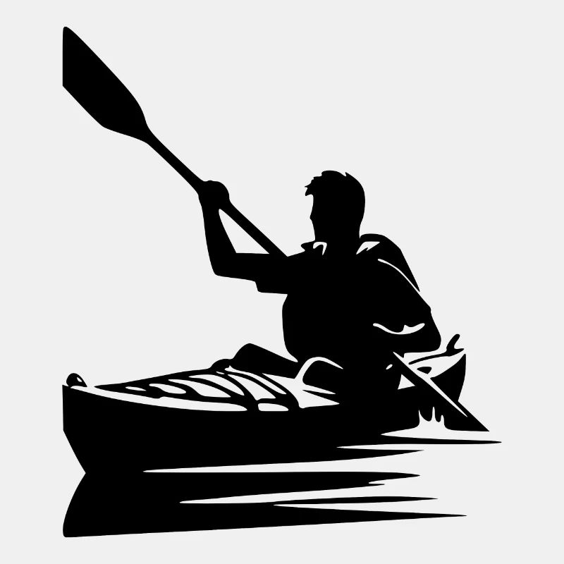 Bateau kayak maniable pour les excursions en eau vive