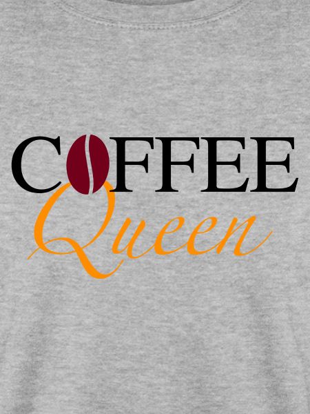 Coffee Queen mit Bohne