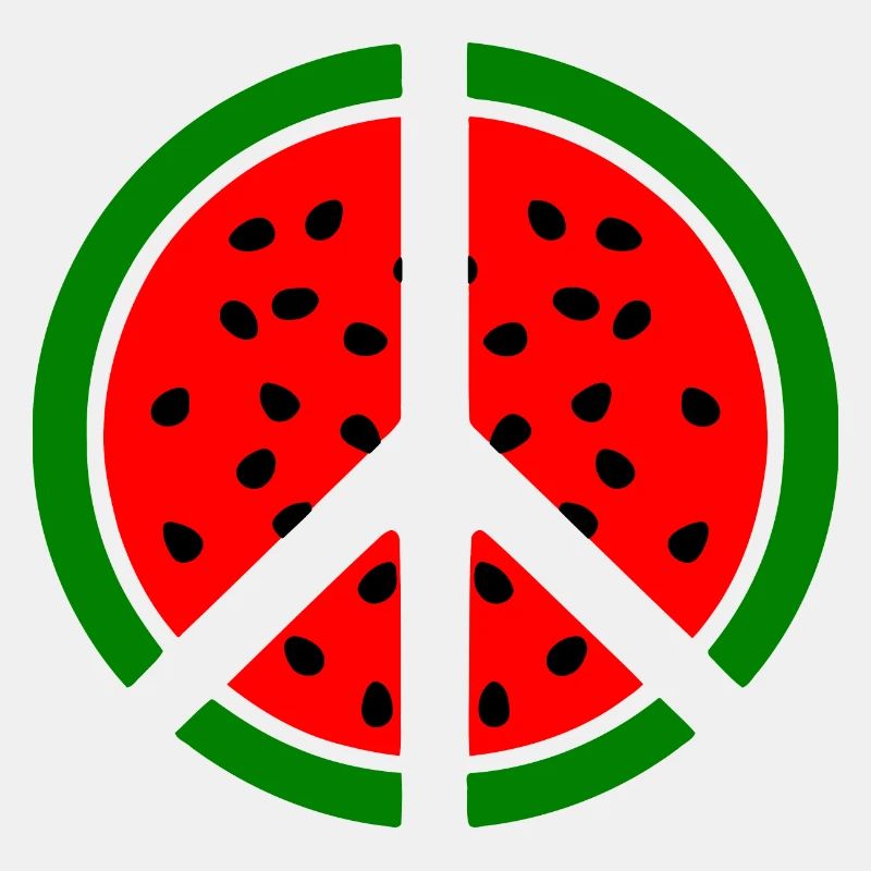 Symbole de paix pastèque