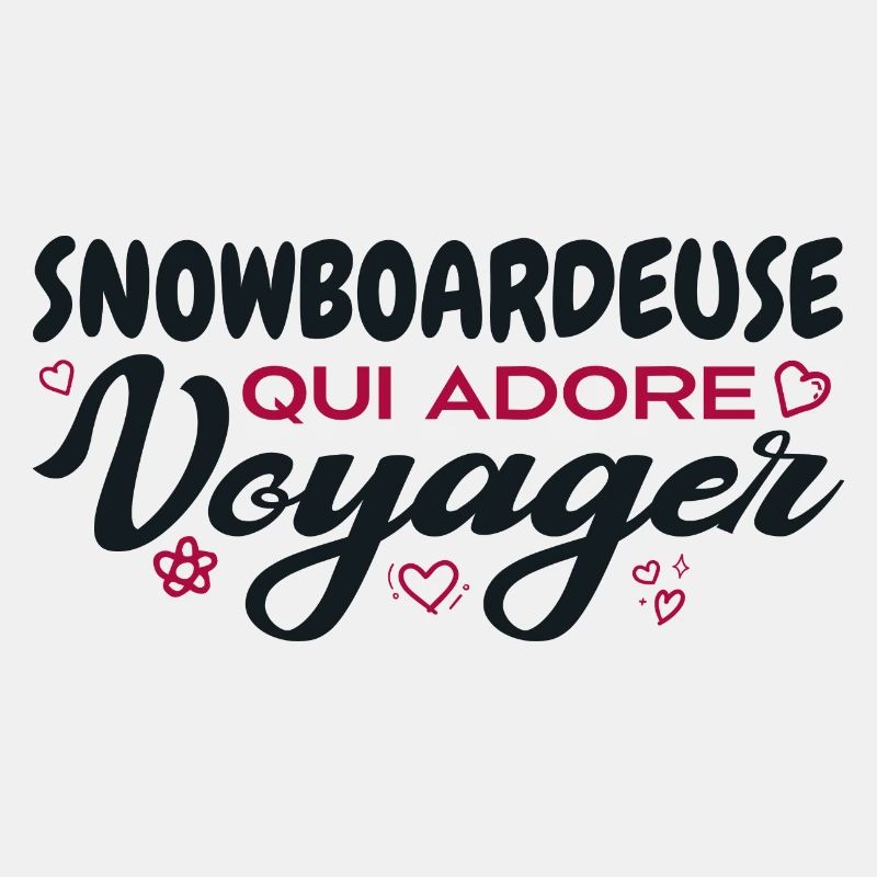 Snowboardeuse globe-trotteuse passionnée de voyage