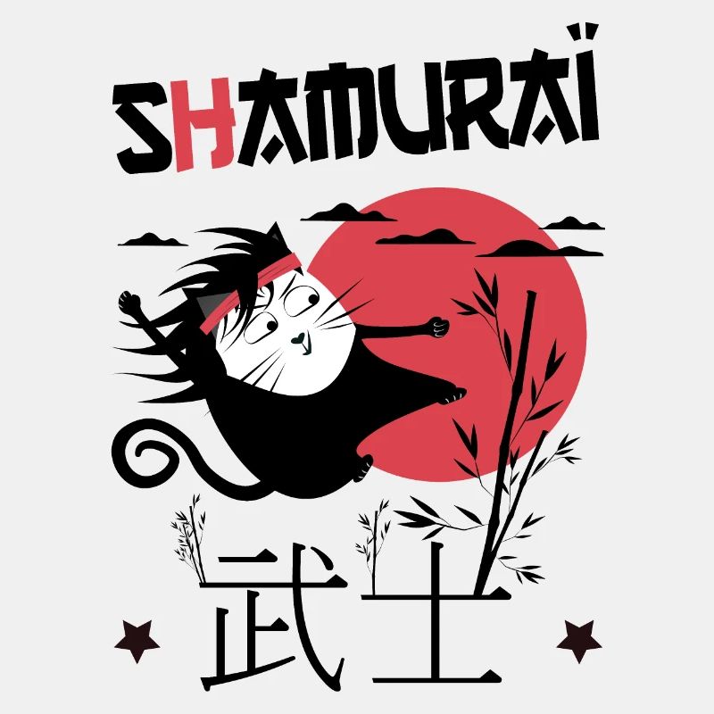 Shamuraï Cat Fighter, Drôle de Chat Noir Samuraï