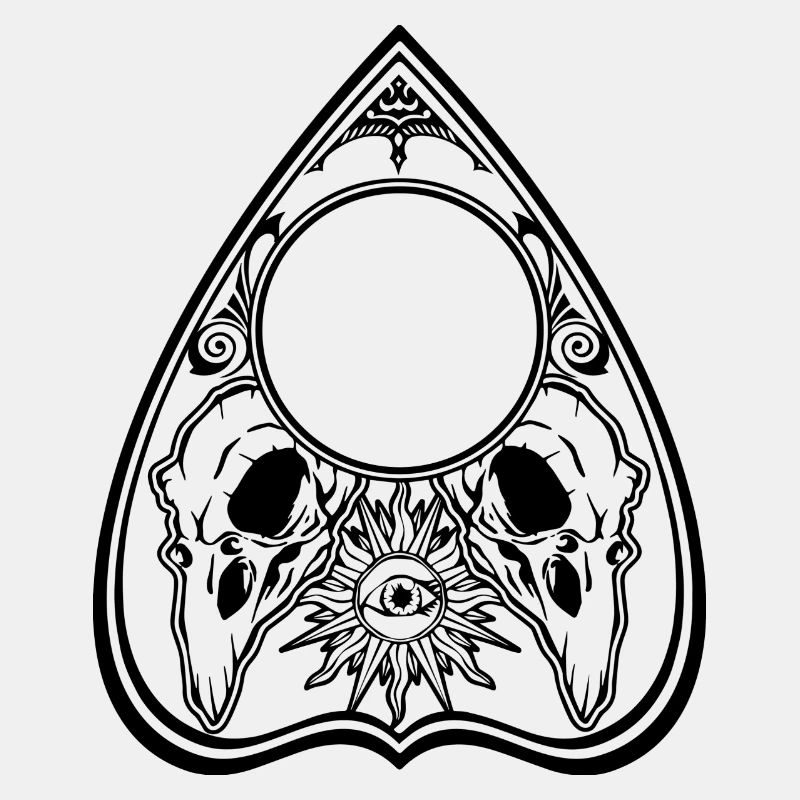 Planchette Halloween crow