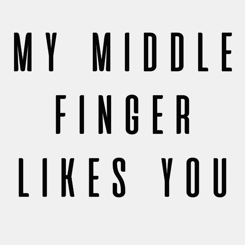 Middle finger Mittelfinger