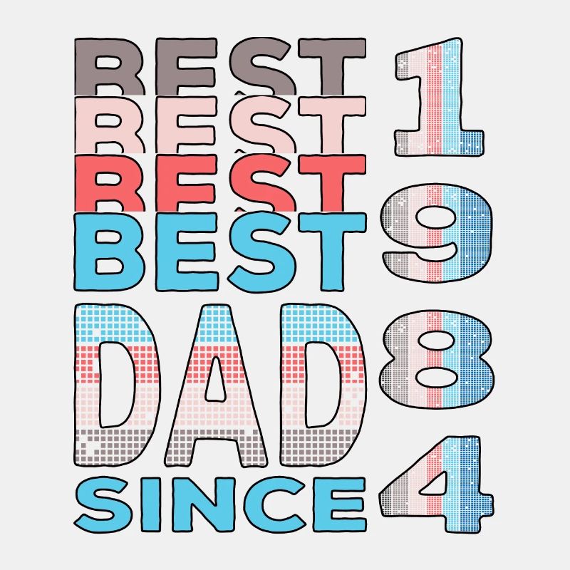 Bester Papa der Welt seit 1984 Vatertag