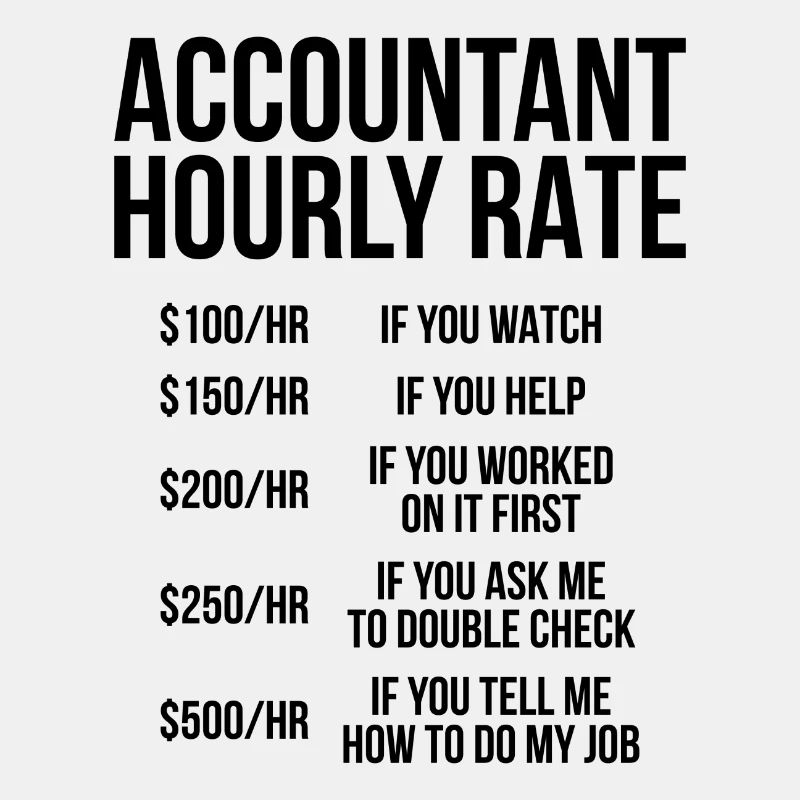 Accountant hourly rate accountant gift