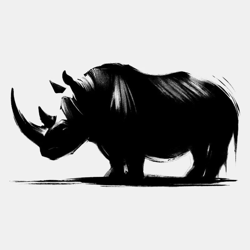 Nashorn Silhouette