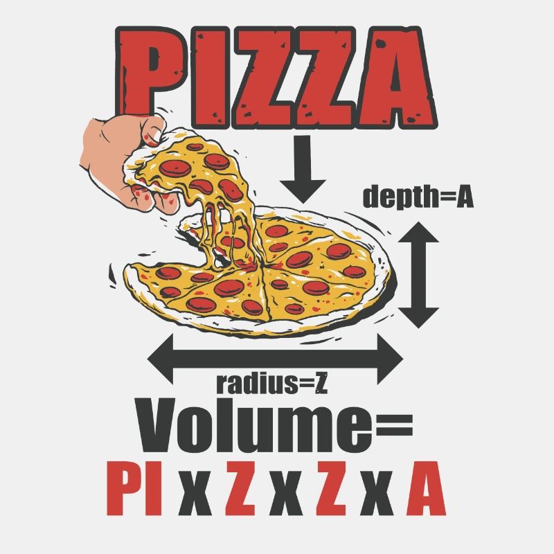 Pizza Formel Volumen Mathe