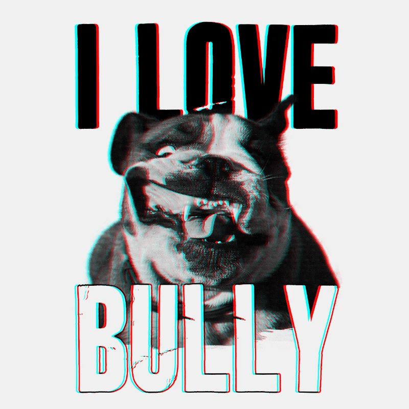 Bulldogge - Bully - Dogge (Retro-Optik)