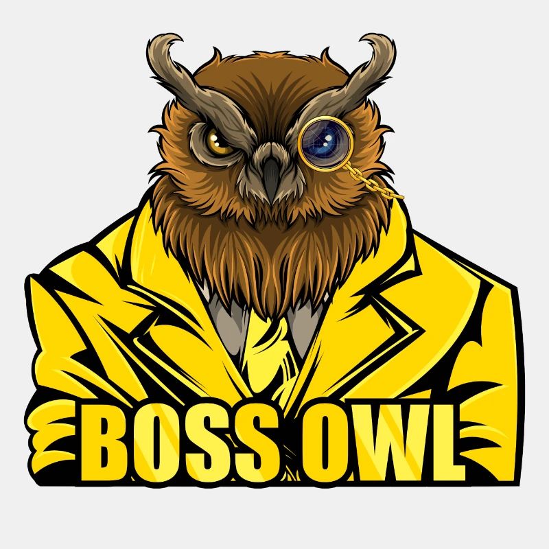Boss Owl - Mafia Styled Animals