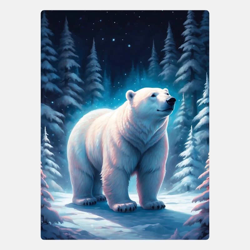 Winterlandschaft Bären 1.2