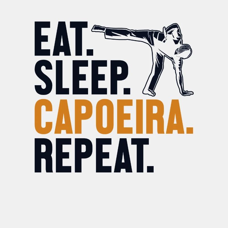 Manger Dormir Capoeira Répéter Ginga Capoeirista Danse