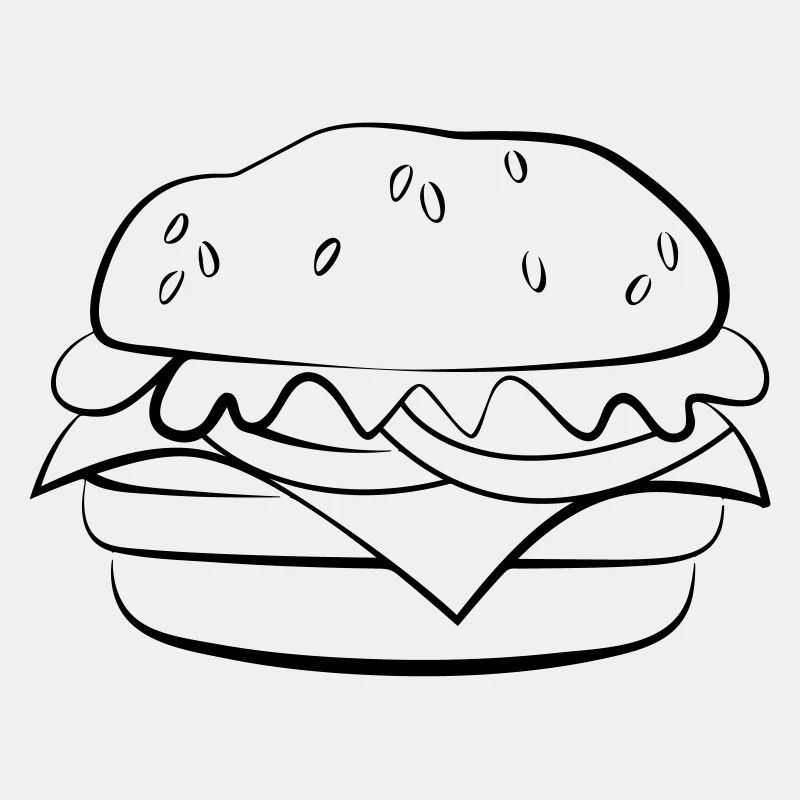 Burger Zeichnung