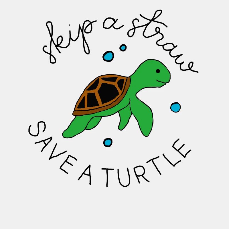SKIP A STRAW SAVE A TURTLE