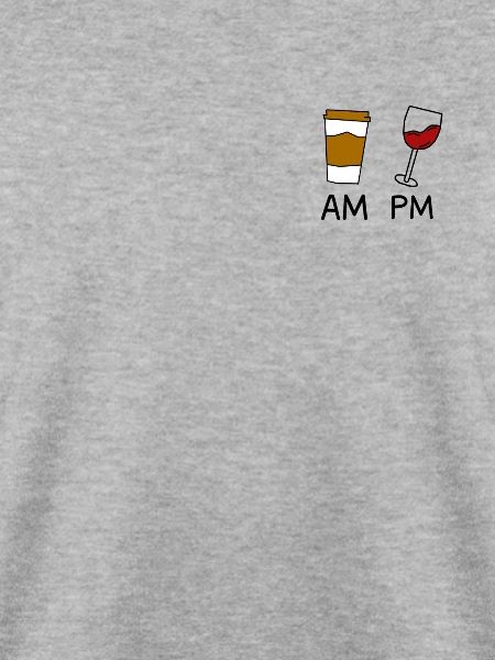 AM COFFEE PM VINO