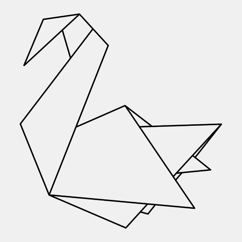 Origami Schwan