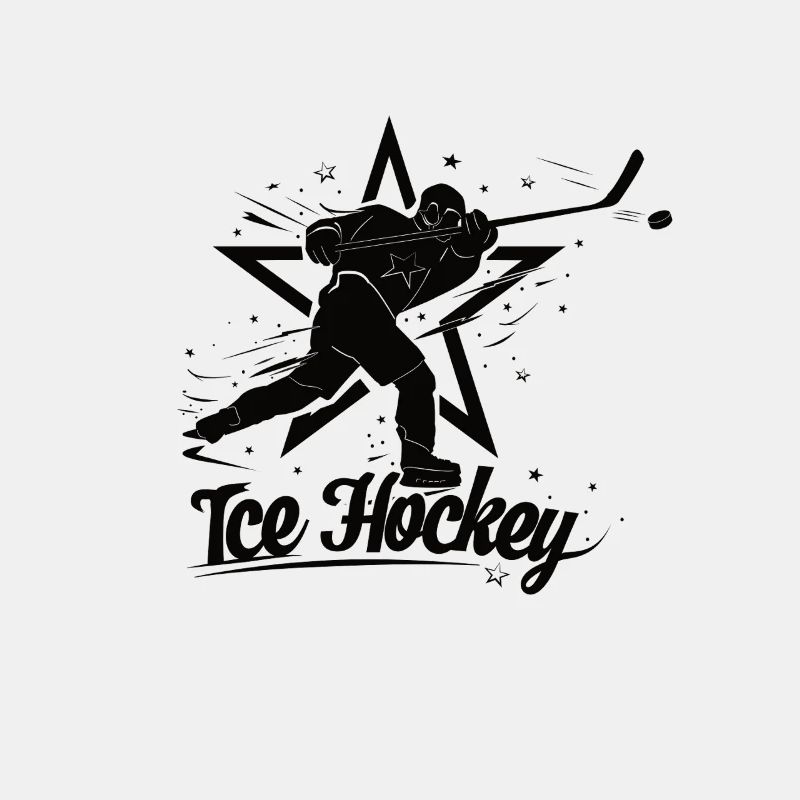 Eishockey Silhouette