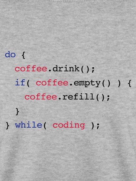 Code Coffee Refill Coding