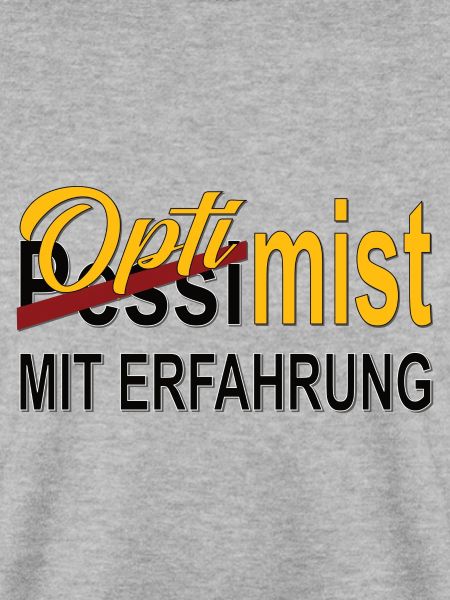 Optimist mit Erfahrung Geschenk
