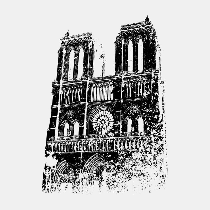 Notre Dame Paris Skyline Frankreich I Love Paris