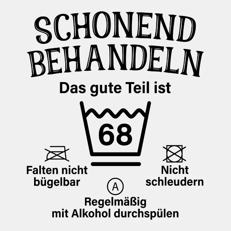 68. Geburtstag Schonend Behandeln 68 Teil Ist 68