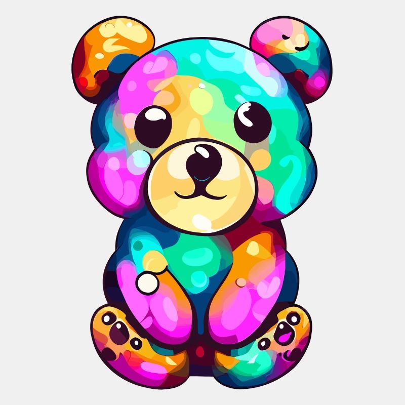 Nettes buntes Bärendesign
