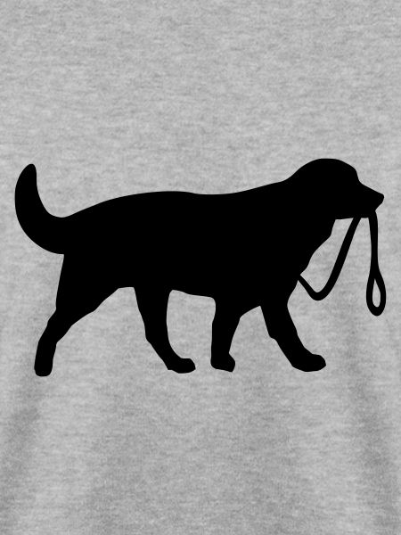 Hund mit Leine