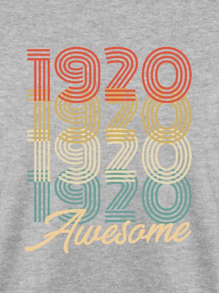 Funny Birthday Awesome 1920
